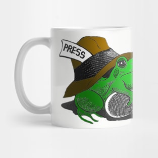 ToughPigs frog reporter Mug